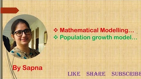 population growth model, mathematical modelling @billionaire icon