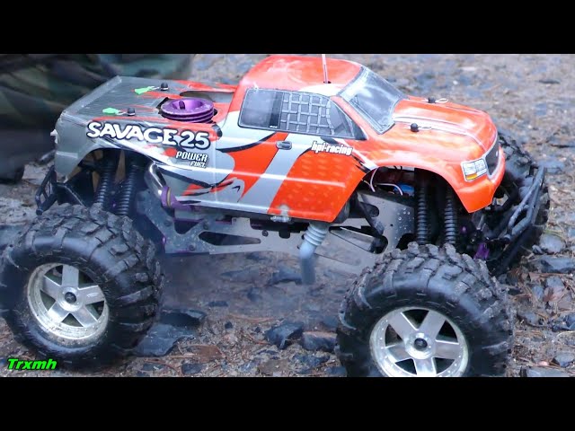 HPI Savage 25 Vintage Nitro Run - YouTube