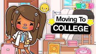 MOVING TO MY COLLEGE DORM IN NEW YORK! ⭐ (EP 1) | Toca Life World Roleplay 🌍