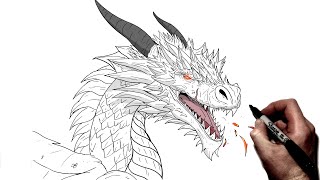 How To Draw A Dragon | Step By Step