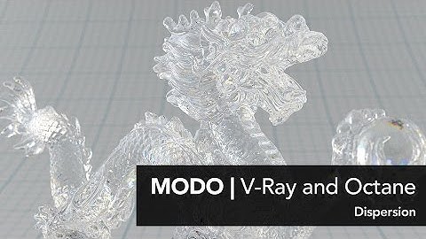 MODO | V Ray and Octane in MODO Transparency part 2: Dispersion