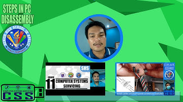 Step By Step Procedure in PC Disassembly "CSS GRADE 11 COC 1" (SHS IN APALIT) Q1 WK7&8