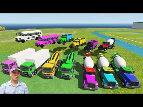 #1 Xe tải, xe bồn, xe trộn bê tông, xe container, xe buýt, fire truck, excavator – BusCity 09 Mới Nhất #1 Xe tải, xe bồn, xe trộn bê tông, xe container, xe buýt, fire truck, excavator – BusCity 09 Mới Nhất