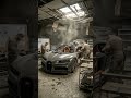 Turning an Abandon BUGGATI DIVO into New LOOK 😲 #restoration #timelapse #trending #shorts