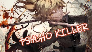 Nightcore - PSYCHO KILLER [Lyrics]