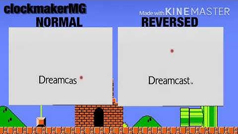 Dreamcast Startup Normal VS Reversed