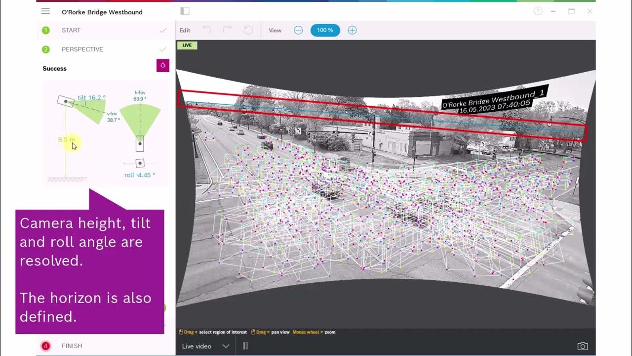 Bosch Security How to calibrate Video Analytics Autocalibration