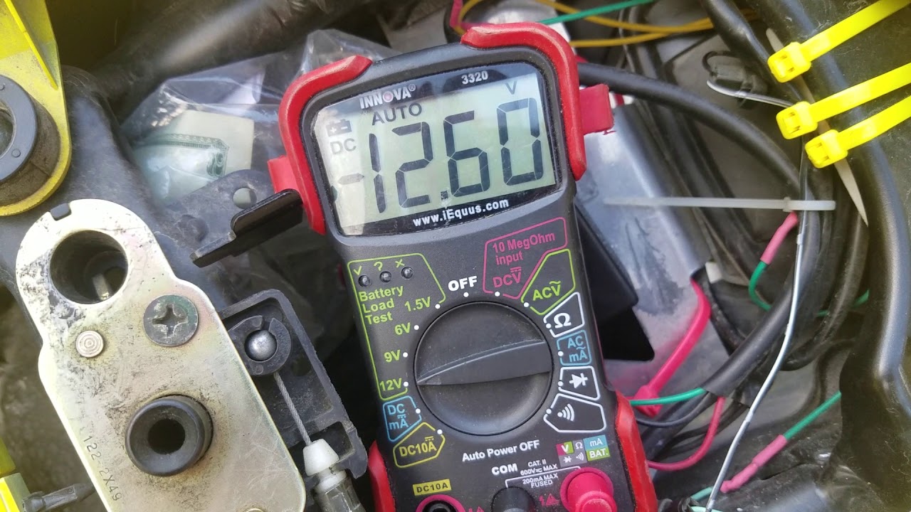 Sv650 fuel pump relay YouTube