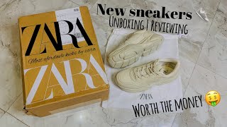 chunky trainers zara