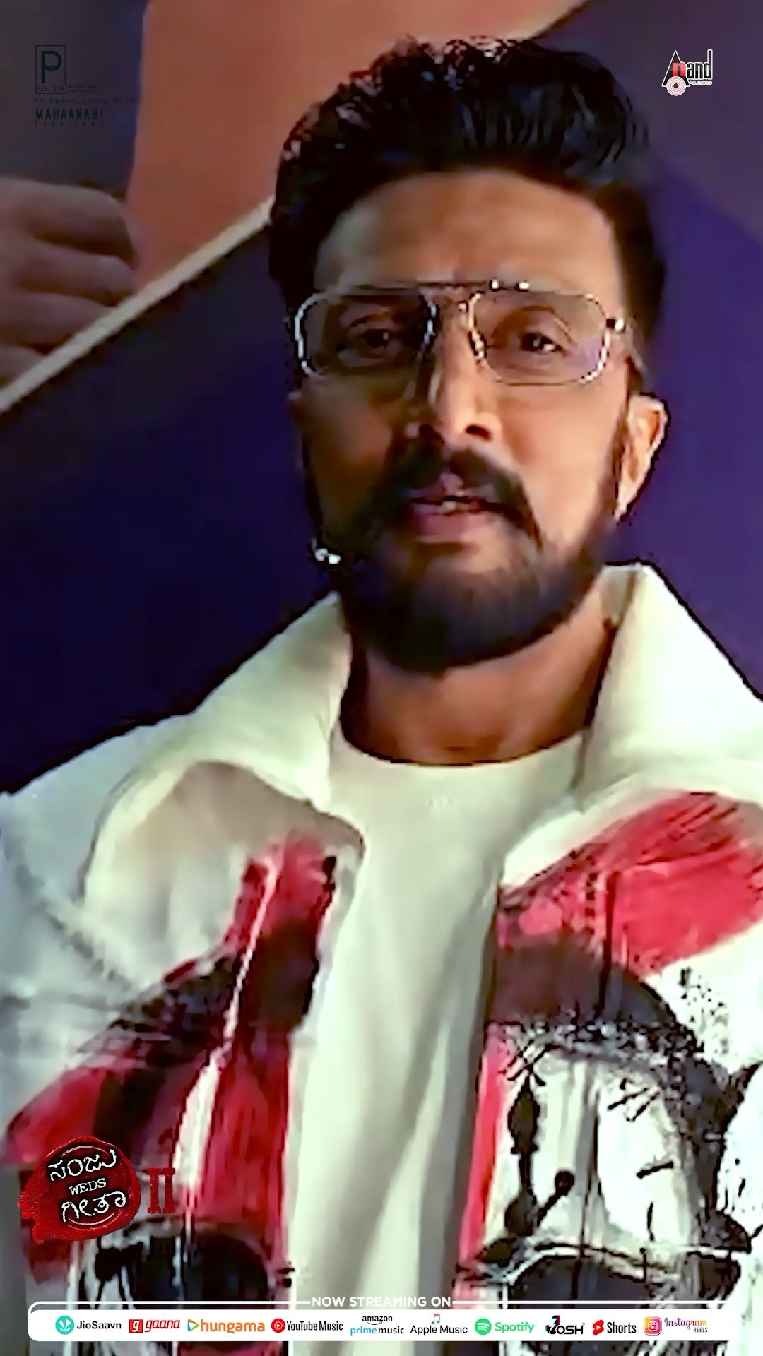 Kichcha Sudeepa Maleyanthe Baa #shorts Sanju Weds Geetha 2 | Srinagar Kitty | RachitaRam |Nagshekar