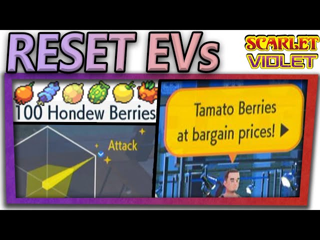 How to Reset EVs in Pokemon Scarlet and Violet - Prima Games