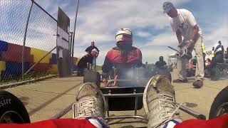 Vintage Kart Race New Castle indy...  135cc Sidewinder Winner