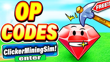 ALL NEW *SECRET CODES* IN ROBLOX CLICKER MINING SIMULATOR (new codes in Clicker Mining Simulator)