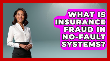 What Is Insurance Fraud In No-fault Systems? - Auto Coverage Explained