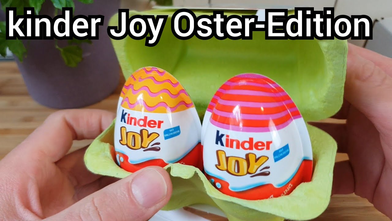 Ferrero kinder Joy in der Oster-Edition | Das Ü-Ei zum Löffeln ...