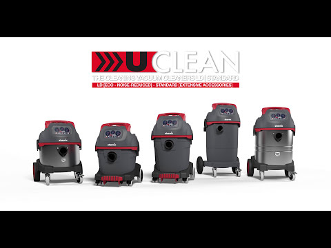 STARMIX NSG uClean vacuum cleaner LD and STANDARD for cleaning