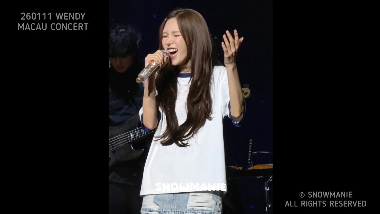 [4K] 260111 WENDY ‘EXISTENTIAL CRISIS' FANCAM @ MACAU DAY 2