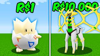 Pokémon de R$1 VS R$10.000 no Minecraft Pixelmon: O FILME