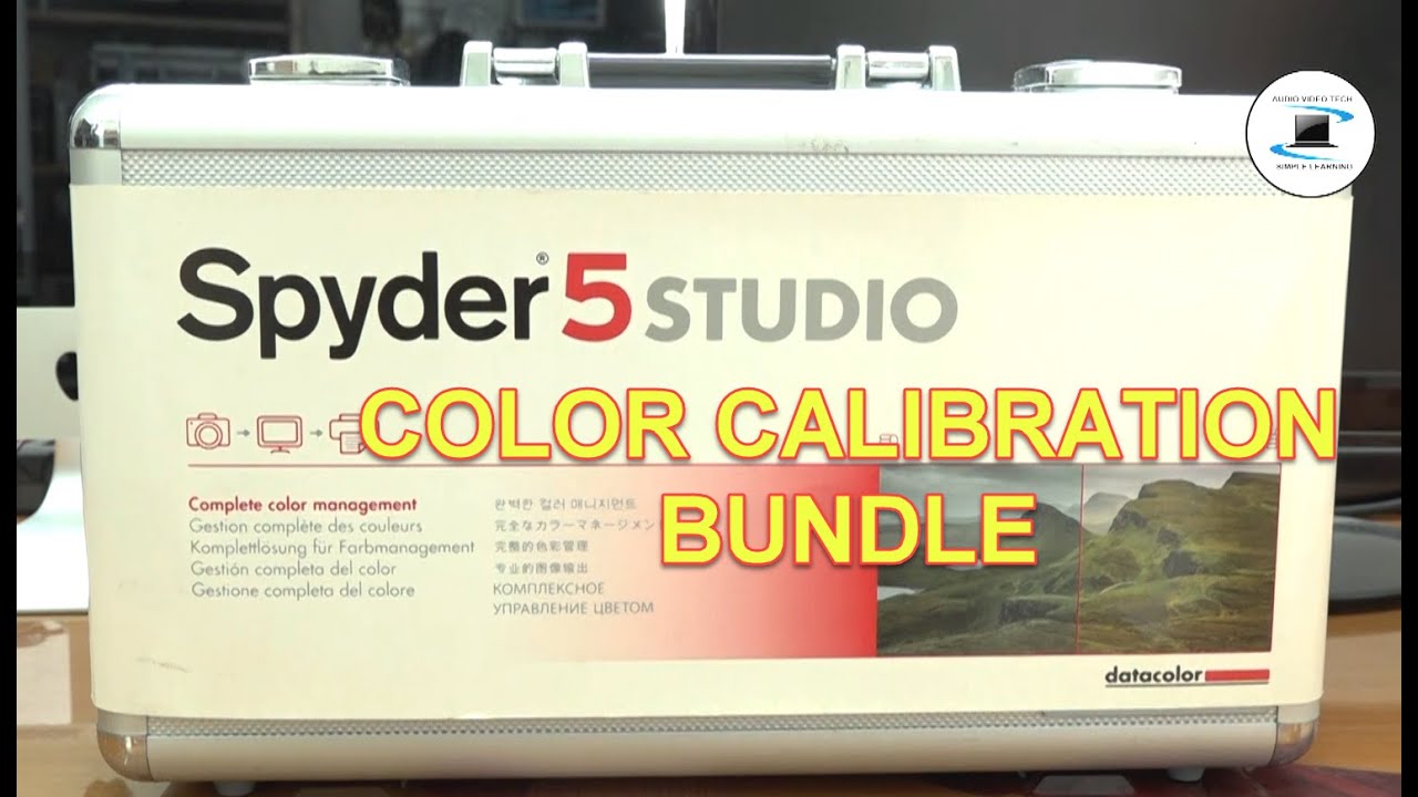 Datacolor Spyder5STUDIO Color Calibration Bundle : Overview. - YouTube