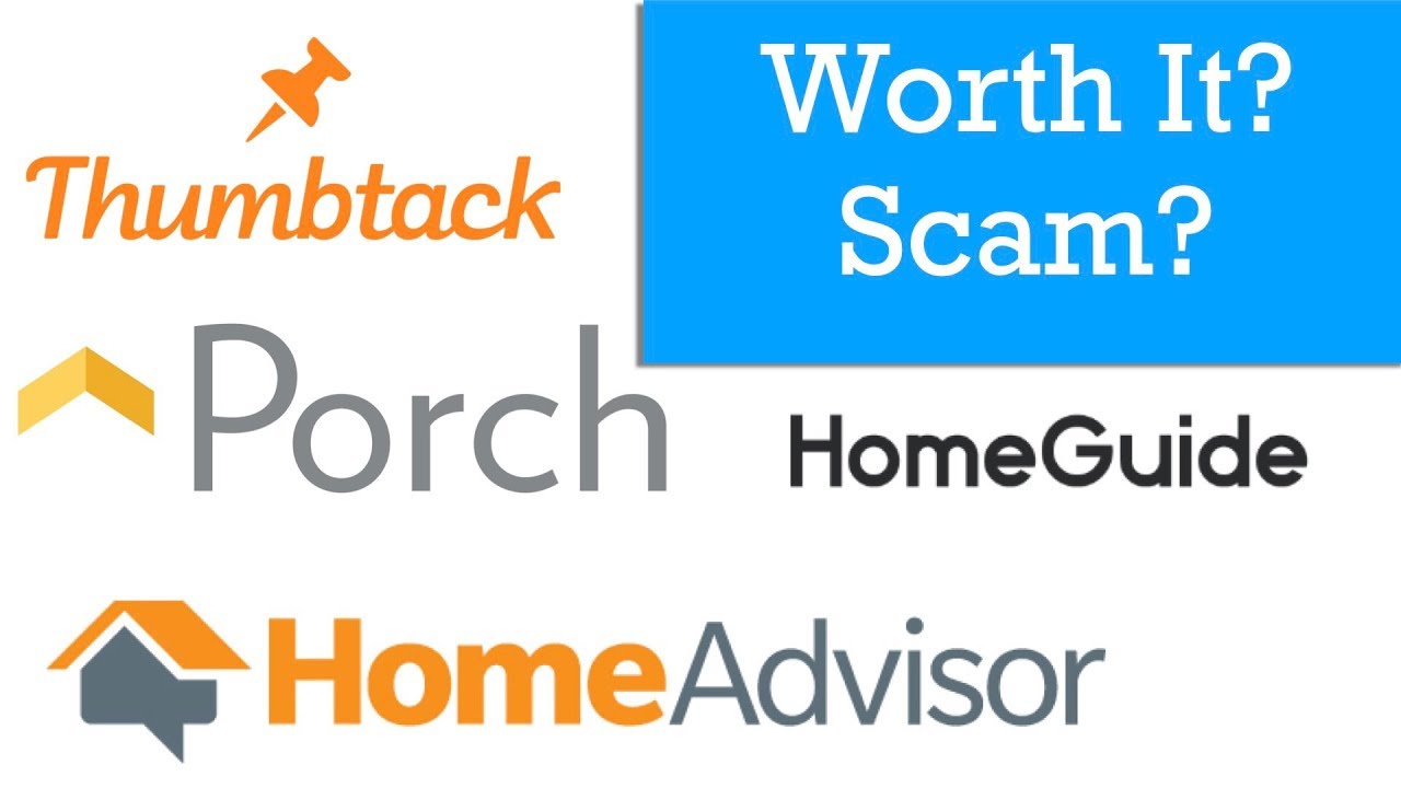 A Message to Contractors and Customers about Home Advisor, Thumbtack