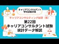 キャリアコンサルタント試験対策・第22回出題統計データ解説（能力開発基本調査、労働経済の分析、働く環境の変化に対応できるキャリアコンサルタントに関する報告書等）