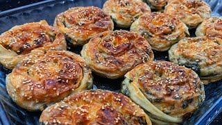 Günlük 1000 Tane Satiliyor💯 Ünlü Bi̇r Pastaneni̇n Kapiş Kapiş Gi̇den Börek Tari̇fi̇ 💯