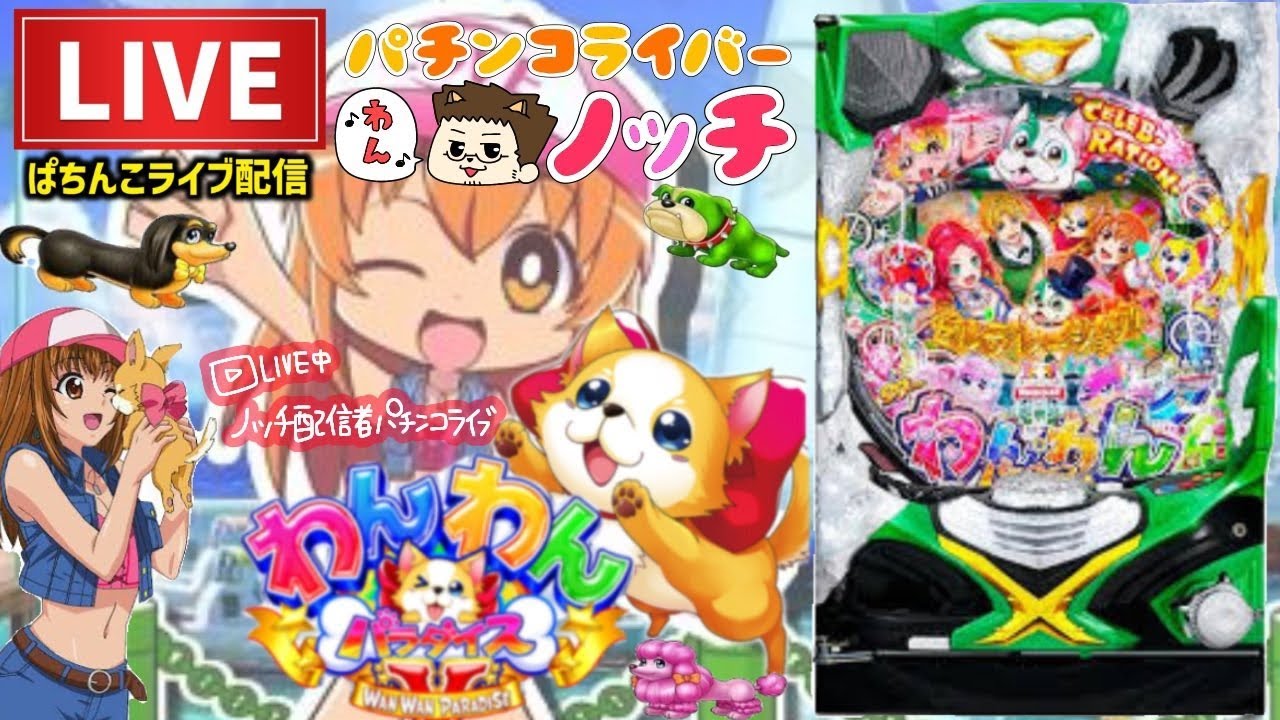 パチンコ　実機　大わんわんパラダイス 新台】SANYOパチンコ新台「PAわんわんパラダイスCELEBRATION