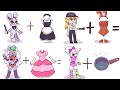 FNAF GIRLS + Clothes Roxy , Chika, Vany and Vanessa