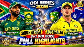 South Africa vs Australia 3rd ODI 2026 | FULL HIGHLIGHTS  #shorts #shortvideo #short #shortsfeed