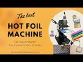 Hot Foil Stamping Machine ❤️️  British Company Since 1986 ❤️️