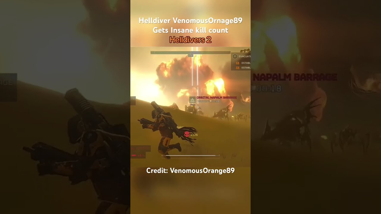 Largest Kill Streak I Ve Seen In Helldivers 2 Helldivers2
