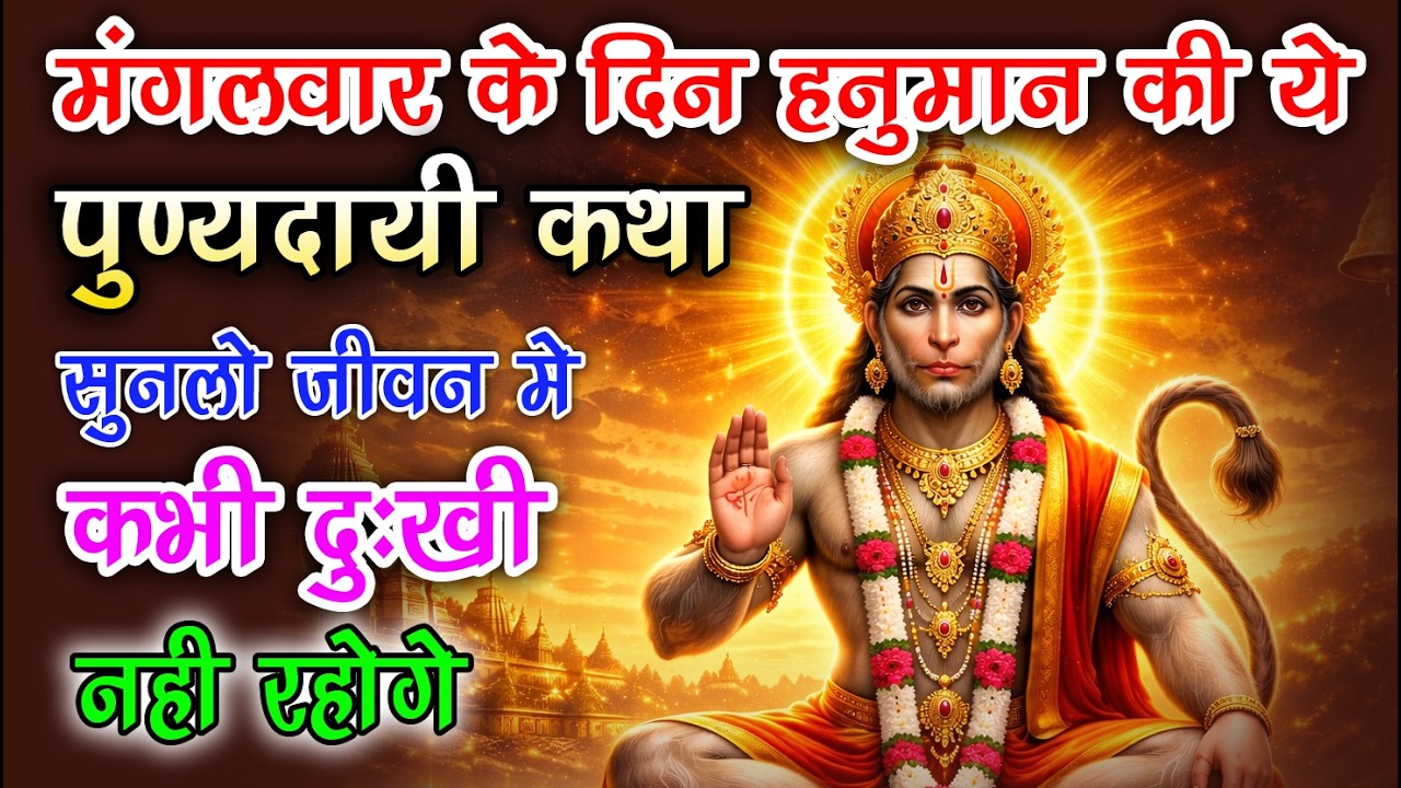 मंगलवार विशेष: हनुमान जी की चमत्कारी कथा जो बदल देगी आपका जीवन | Hanuman Ji Katha