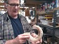 Making a crook in rams horn. Part 2