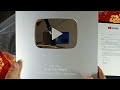 Unboxing my silver play button unboxing play button unboxing  silver play button unboxing