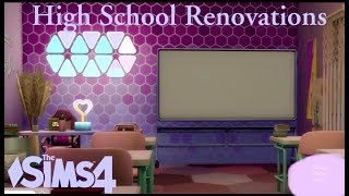 Renovating The High School In The Sims 4 Part 2 (SPEED BUILD)