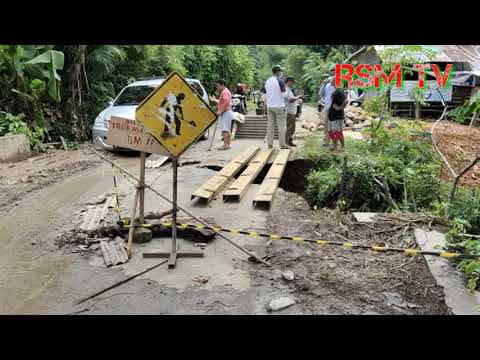 Bencana longsor dan jalan terban di batang kapas ini tanggapan anggota DPR D pessel