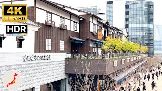 【4K HDR】東京 豊洲市場の新名所「千客万来」ウォーキングツアー寿司・海鮮・土産・温泉