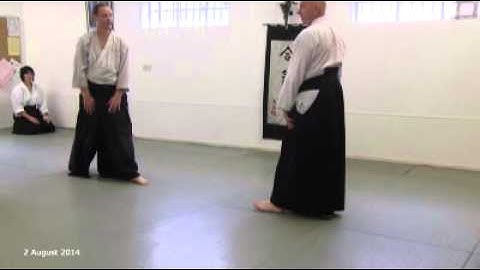 Yokomen uchi shiho nage omote - details of technique - 2 August 2014
