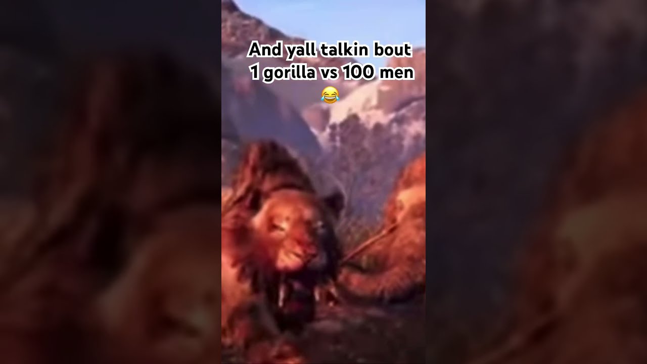  And Yall Talkin Bout Sum 1 Gorilla Vs 100 Men Readyforwar Kevingates Crazygates Realife