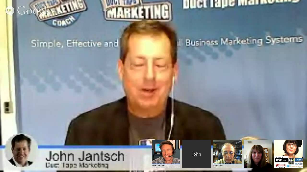 pre profitcon hangout on air with john jantsch mike michalowicz profitcon