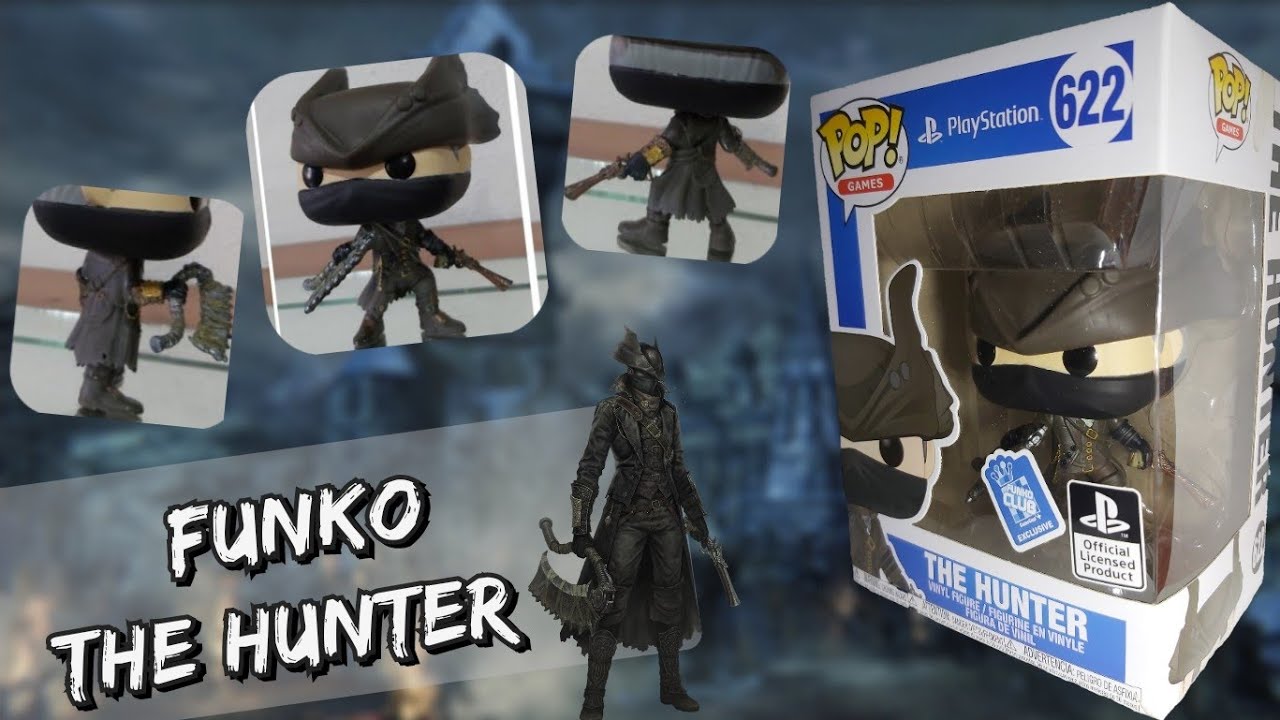 622 Funko Club Exclusive The Hunter PlayStation Funko Pop Bloodborne 