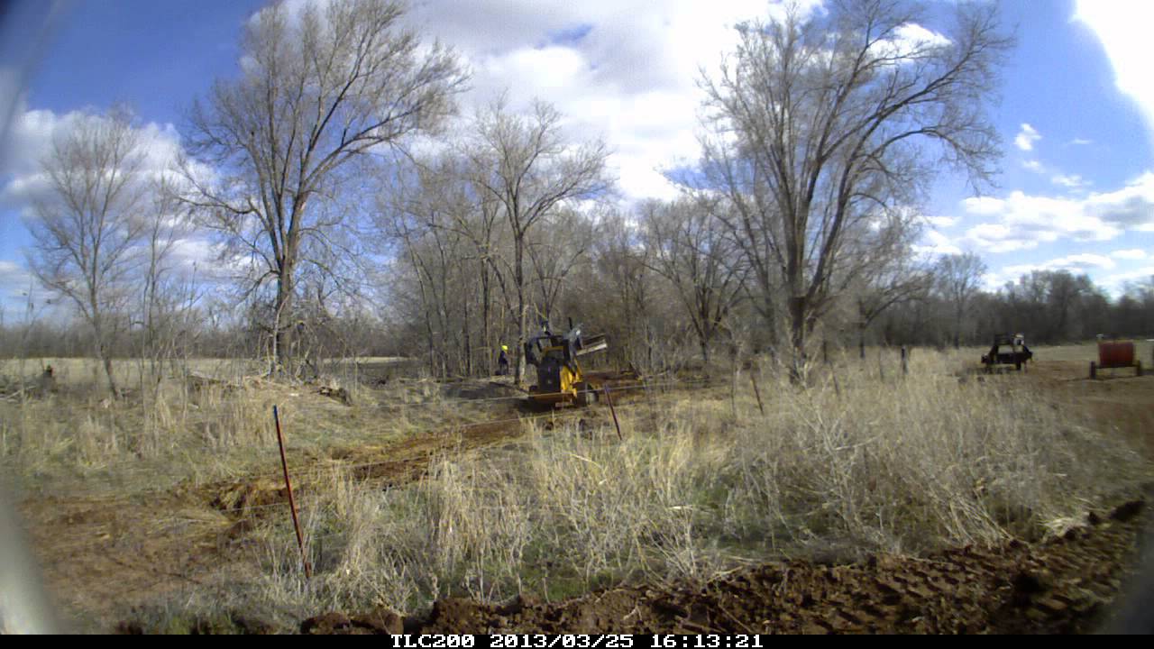 John Deere 333D Tobin Blade Ditching Time Lapse [720p HD]