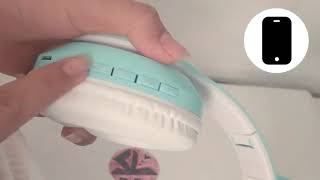 How to turn off the lights on my STN-28 cat earpiece Audifonos Con Luces Led