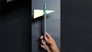 how to make paper axe #shorts #viral