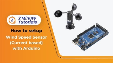 How to setup current based anemometer / wind speed sensor with Arduino | Robu’s Two Minute Tutorials