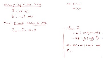 Lecture 21.2 - Kinematics of Rigid Bodies - 3D - Problems