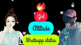 Next Level Girl's Attitude🔥|Tu chori hai ya bum|😎New WhatsApp Status Video 2020😎| Trending status