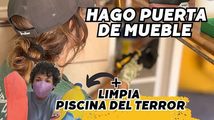 I make a DOOR for the mobile home kitchen and Isa starts cleaning the TERROR POOL Vlog237