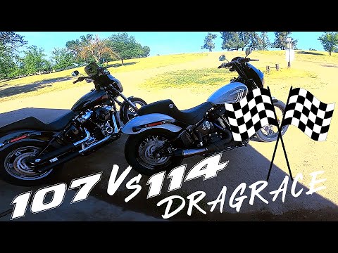 107 Vs 114 Drag Race