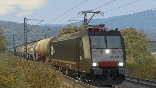 LET'S TEST Train Simulator 2015 / Test of the BR 185.5 MRCE from DTG on Hagen-Siegen